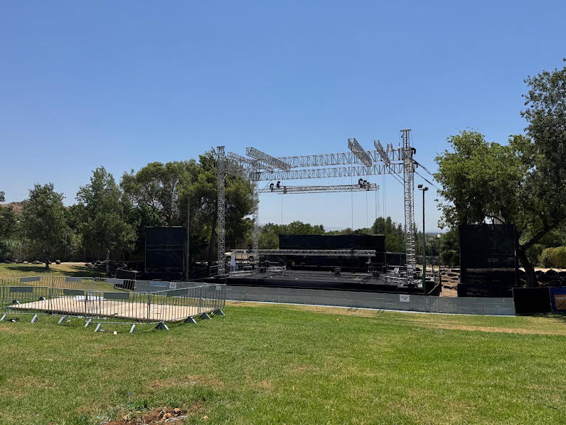 Yalla Galilee festival preparations in northern Israel